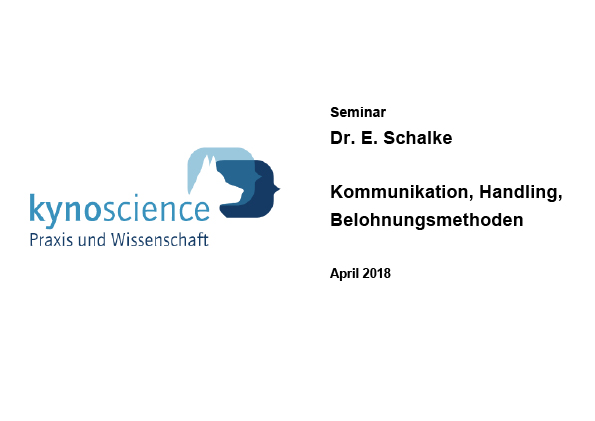 Seminar_Dr. E. Schalke_April 2018